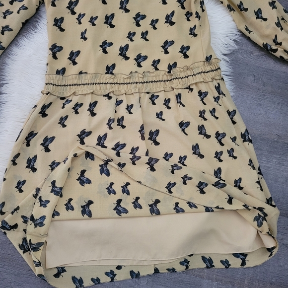 Max Studio London Bird Print Dress size Medium - Picture 10 of 15